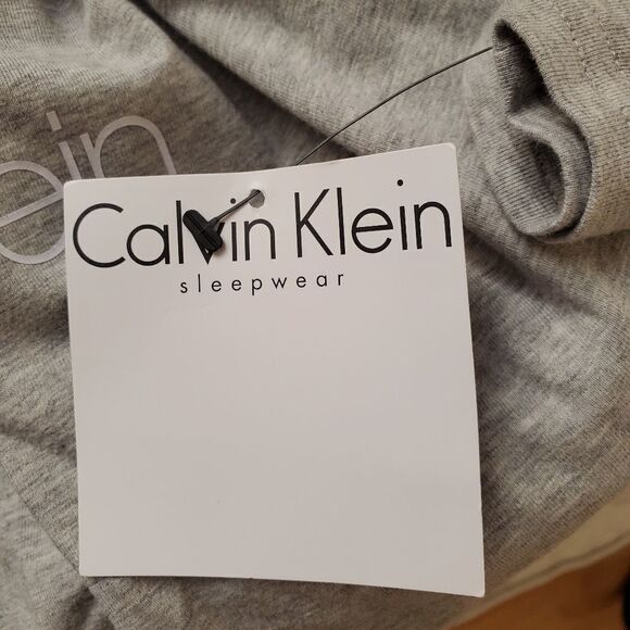 Calvin Klein Logo Long Sleeve Pajama Top - Picture 7 of 11